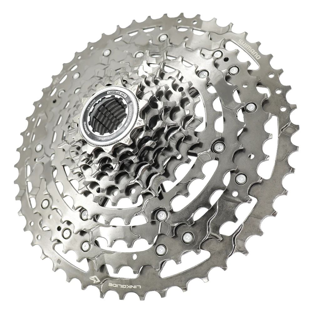 SHIMANO CUES U6000-10 Cassette Sprocket for MTB E-bikie CS-LG400-10 11-48T Freewheel LINKGLIDE HG Flywheel Original Bicycle Part