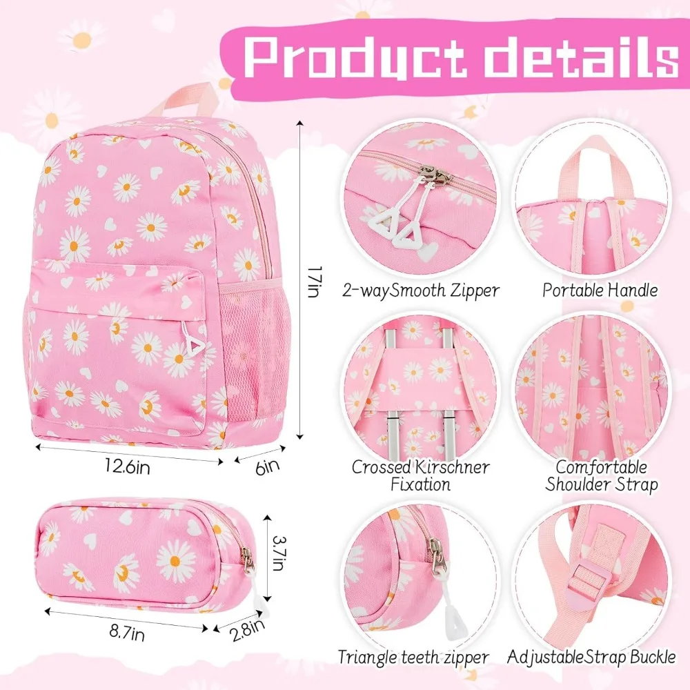 Детский 17-дюймовый набор чемоданов на колесиках с леопардовым узором для мальчиков и девочек — идеальный подарок для школы и путешествий