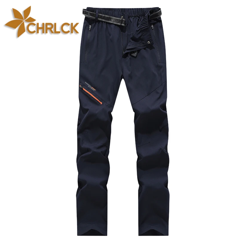 CHRLCK Pantaloni da trekking impermeabili ad asciugatura rapida da uomo Pantaloni da campeggio estivi traspiranti per arrampicata Trekking Caccia