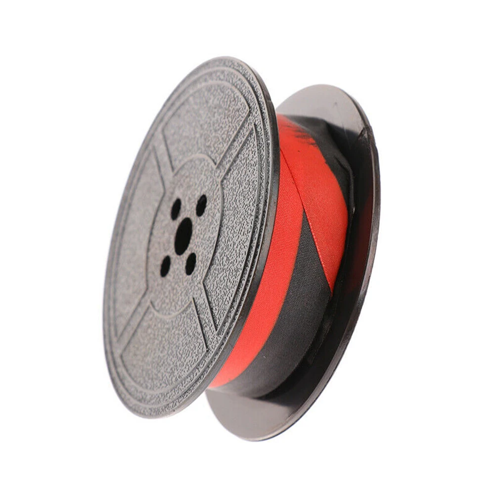 High quality For Typewriter Printer Ribbon Black and Red Ink Strong Printing Resistance 5M Length Nylon Material