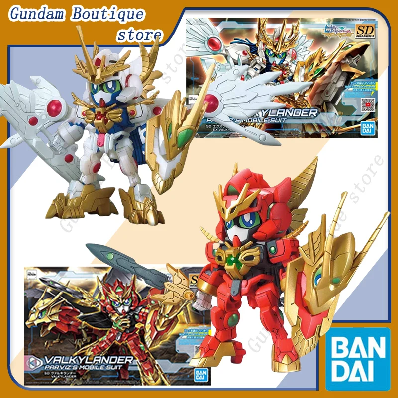 Bandai Genuine SDBD EX VALKYLANDER PARVIZ'S MOBILE SUIT Gundam Anime Action Figure Collectible Assembly Model Toys Gift Children