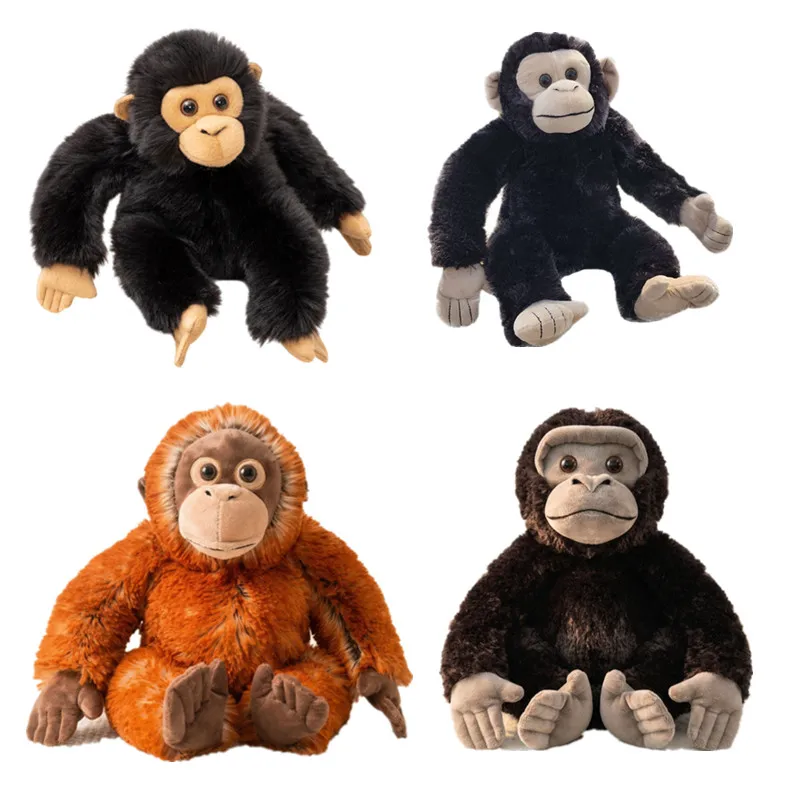 Monkey Series Different Sizes Stuffed Monkey Gorilla Plush Toy Sofa Decro Creative Animal Doll