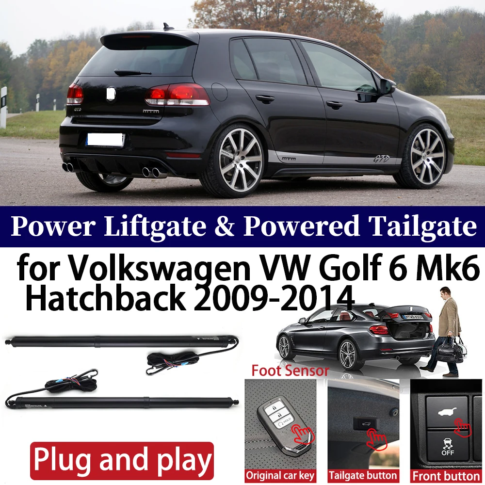 

for Volkswagen VW Golf 6 Mk6 Hatchback 2009-2014 Car Auto Power Electric Tailgate Liftgate Trunk Closer System Boot Lift Motor