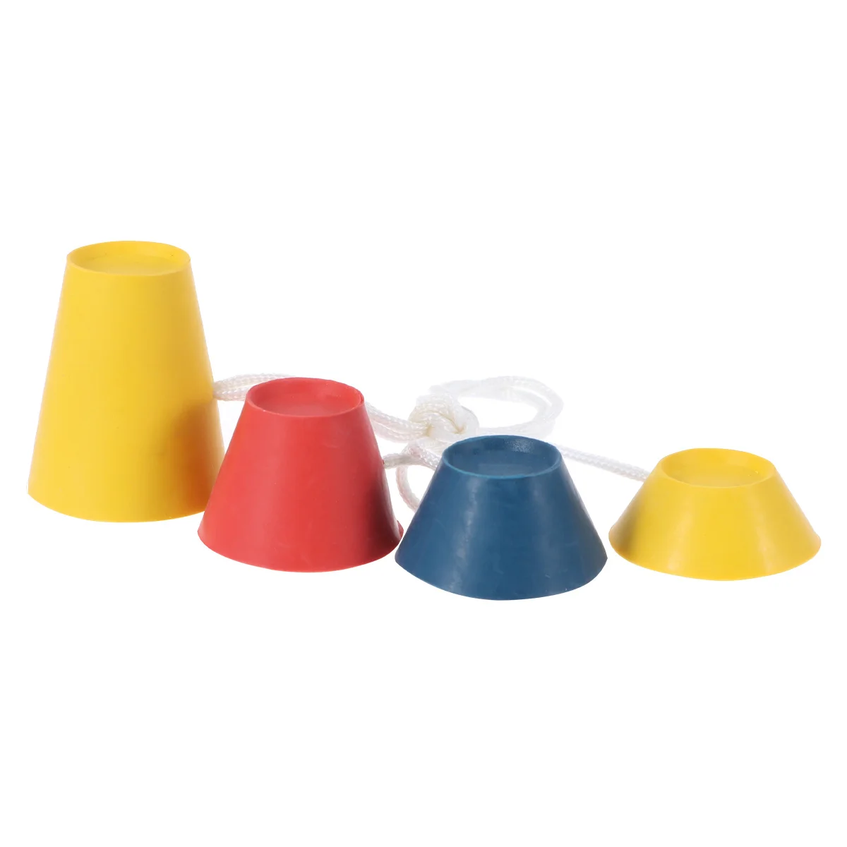 

4pcs Golf Tees Rubber Jumbo Winter Tee Set 14Mm 18Mm 24Mm 38Mm Yellow Red For Hard Ground Frosty Days Use