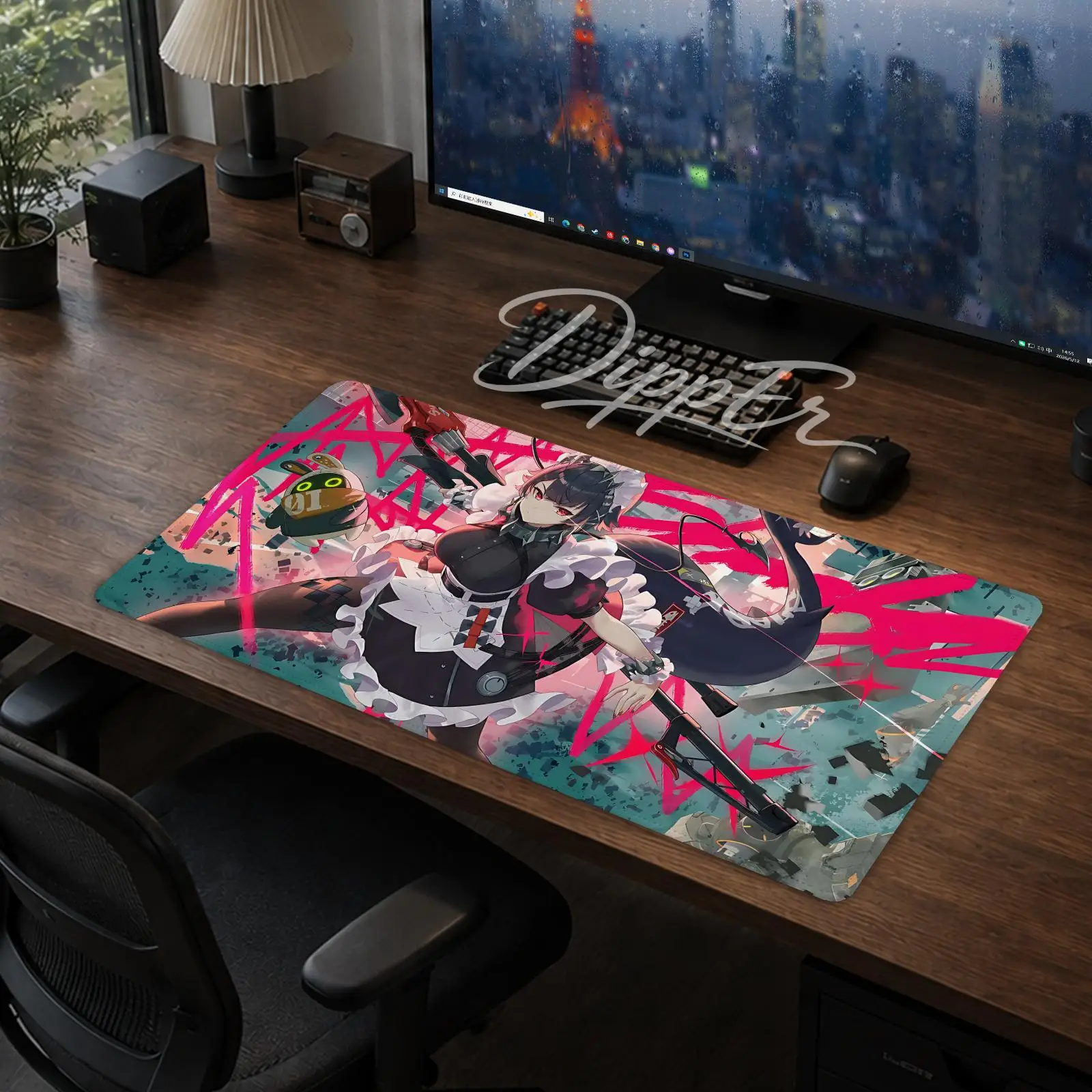 

A-Zenless Zone Zero Mouse Pad Office Large Desk Mat Gaming Mousepad Rubber Bottom Non-Slip Cushion 900X400