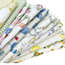 Quilt Cover and Bed Sheet Cotton Fabric with 2.35m Width and Floral Pattern, 50cm