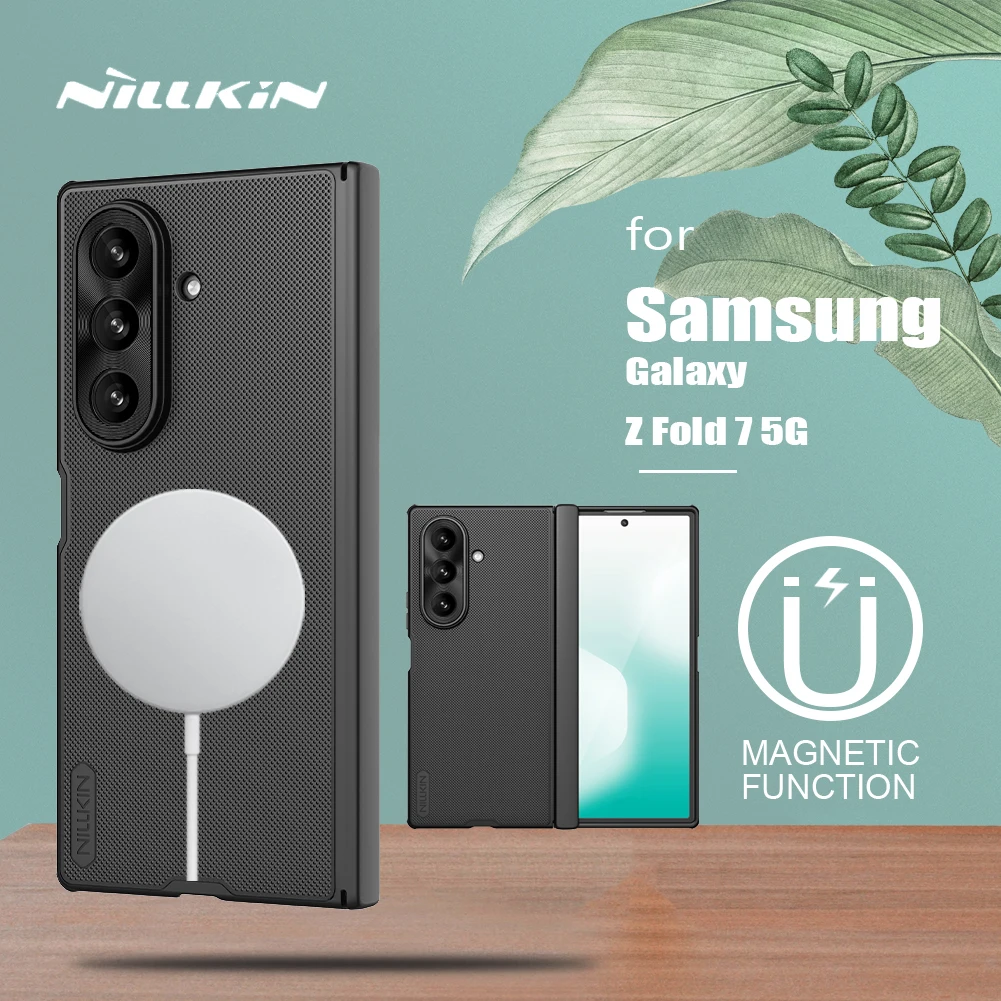

Nillkin For Samsung Galaxy Z Fold 7 5G Case Magnetic Magsafe Frosted Fold Charging high quality Matte Full back Cover