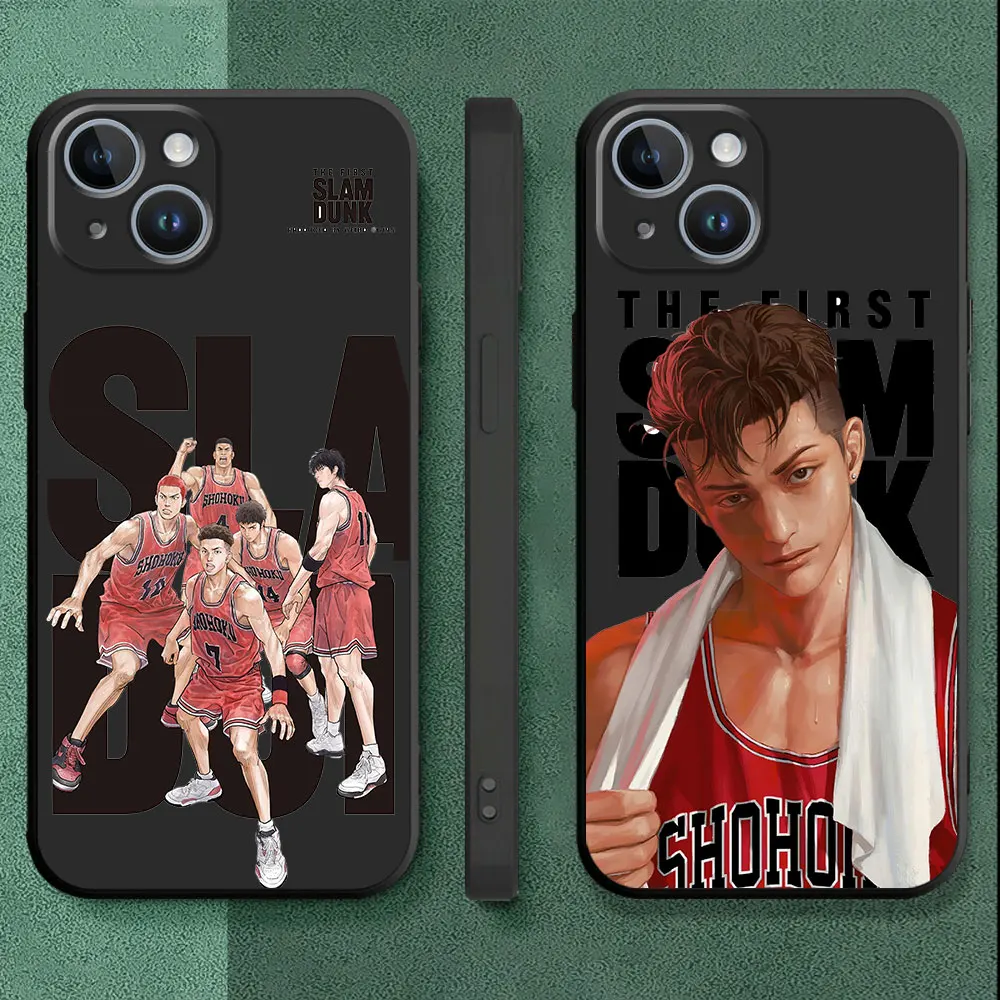 TPU Soft Phone Case for Redmi Note 10S 12S 11S 9S 10 9T 12 13 Pro 8T 9 8 7 11 Pro 13 Pro 10 Lite 11 Slams Dunk-k Cover Capa