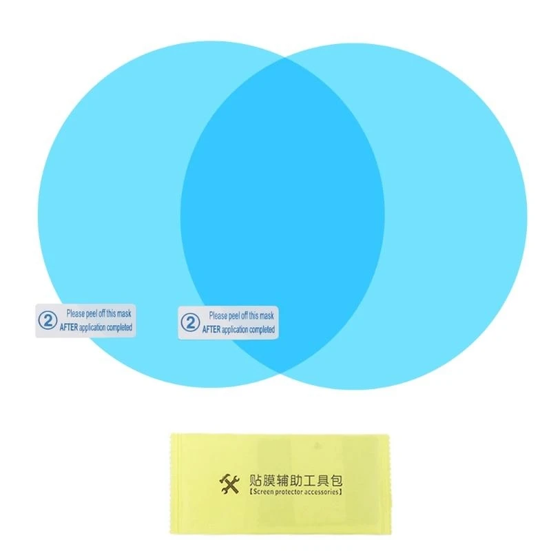 

Exterior Mirror Film Vehicle Rearview Mirror Rain Film Antifog Rainproof Sticker