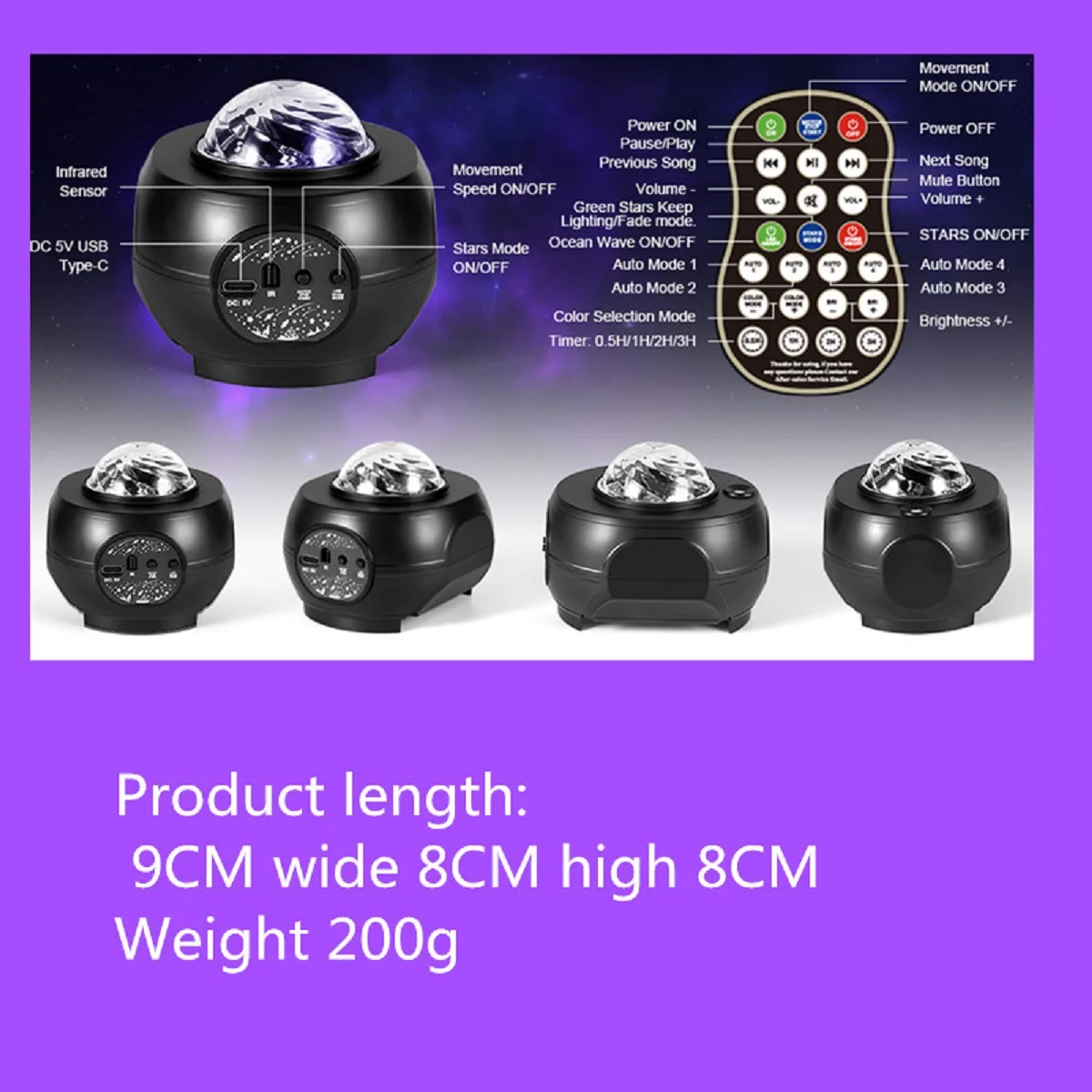 أورورا جالاكسي دوران APP السماء الإسقاط حزب الضوء الأخضر الليزر ستار ليلة حالمة عيد الميلاد عيد الميلاد الغلاف الجوي الخفيفة