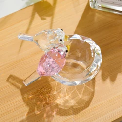 Crystal bird Jewelry Box Birds Bowl Home decoration For Small jewelry necklace ring Give friend Birthday Valentine's day Gift