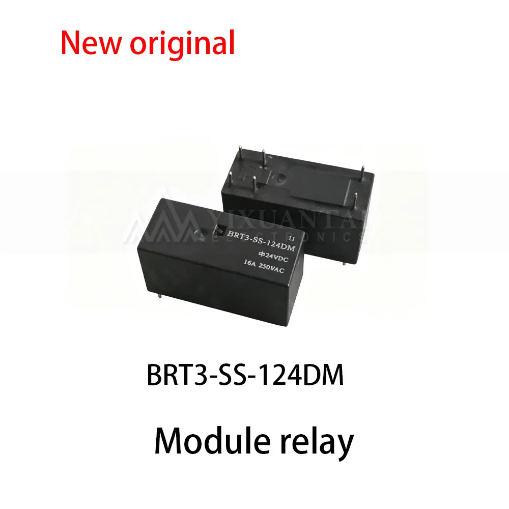 (5pcs~10pcs) 100% New relay BRT3-SS-124DM 24V 24VDC 16A 6-pin DC24V relay module