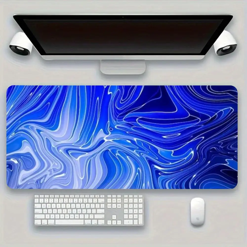 Table Mat Abstract Liquid Marble Swirl Art Decor For Games Laptop Office Desktop Bedroom Learning Mat Anti Slip mat