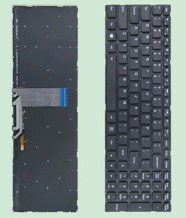 For Lenovo 700S 500S-15ISK M51-80 FLEX3-15 Xiaoxin 700-15 Sharp 7000 keyboard, English version, small enter, with backlight