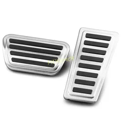 Car Stainless Steel Foot Brake Gas Accelerator Pedal Pad Cover For Dodge Ram 1500 Ram1500 2019 2020 2021 2022 2023