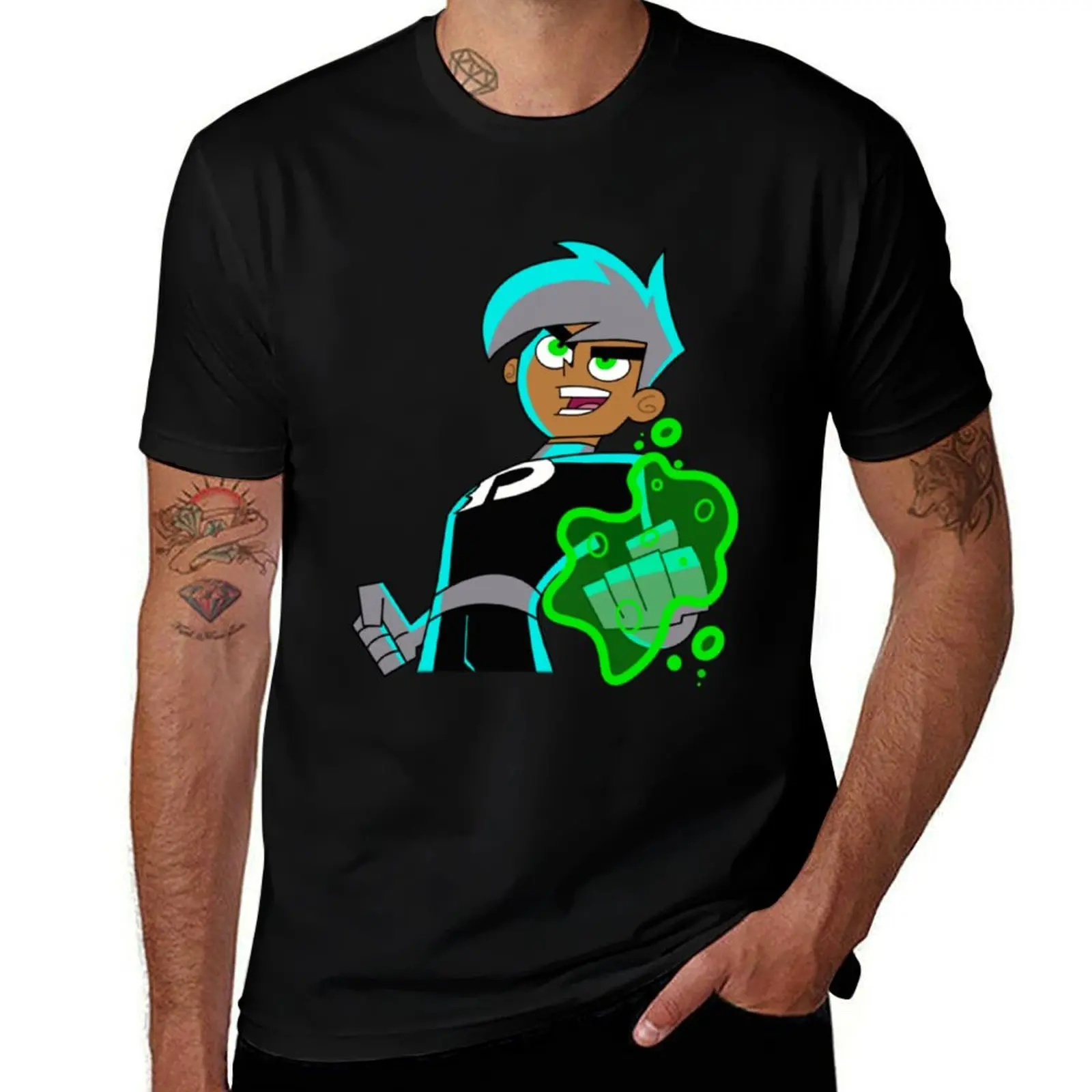

Danny Phantom T-Shirt man graphic t shirt t shirts with prints T-Shirt