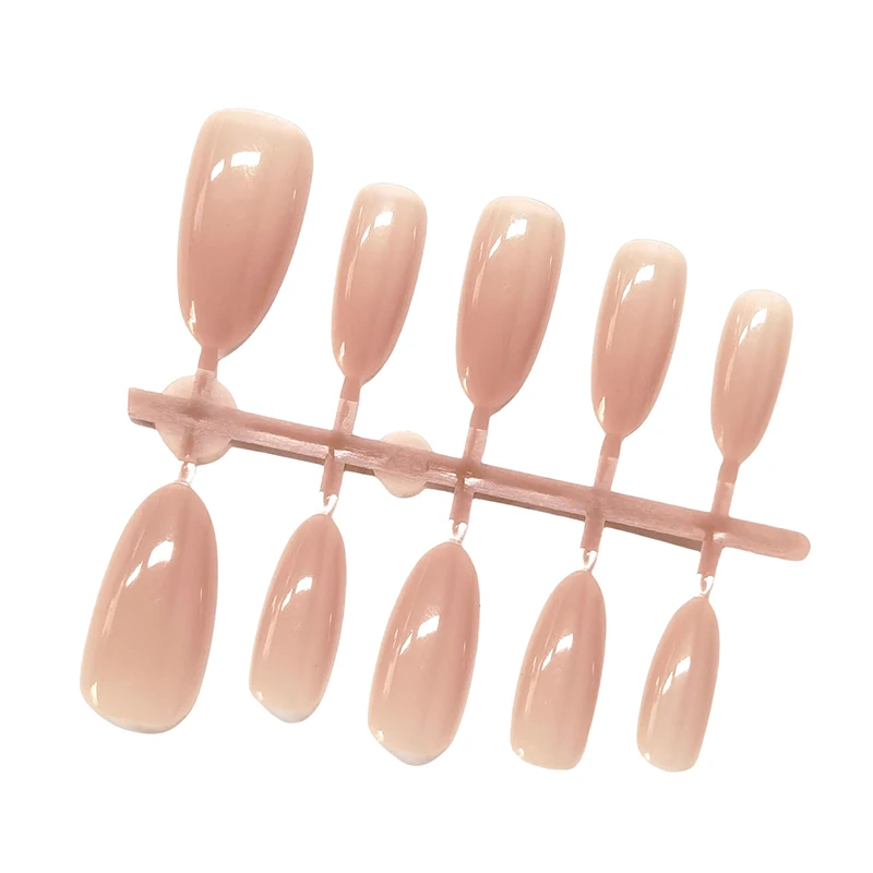 10 قطعة الأظافر كاذبة اضغط على نصائح شفافة طبيعية ممارسة هلام البولندية عرض الأظافر وهمية ممارسة مانيكير أداة