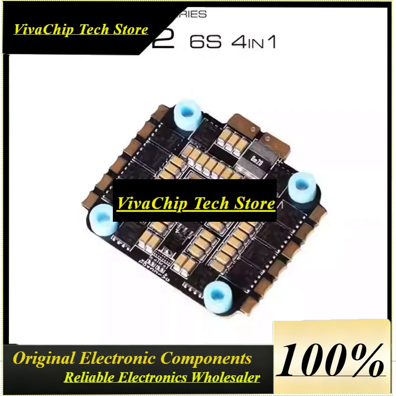 VIVaSTmotor P60A V2 6S 4IN1 ESC 128KHz PWM Electronic Speed Controller For FPV FC Stack BETAFLIGHT/ALPHA/EMUFLIGHT RC Model DIY