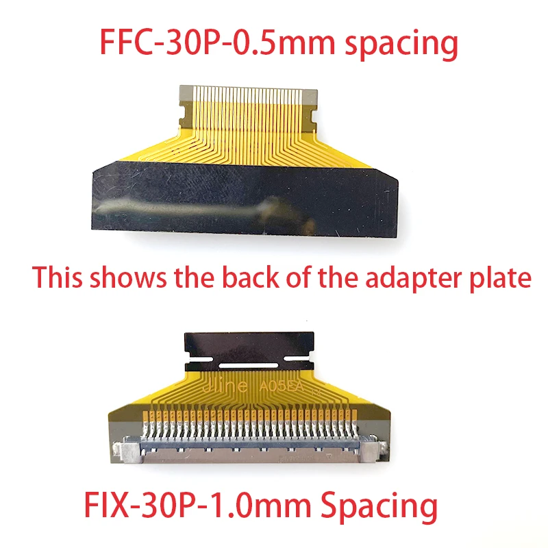 FIX-30P-1.0mm กับแผงอะแดปเตอร์ FFC-30P-0.5mm LVDS F05035-30P-KL = 20mm30P พิน0.5มม. สำหรับแผงหน้าจอ LCD LED 32นิ้ว