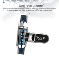 Highly Recommended 1 Set Thermometer Shower Thermometer LED Digital Display Shower Water Thermometer