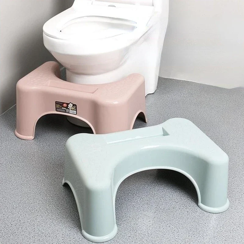 Modern Toilet Low Step Stool Children Auxiliary Step Stool Plastic Design Bathroom Household Artifact