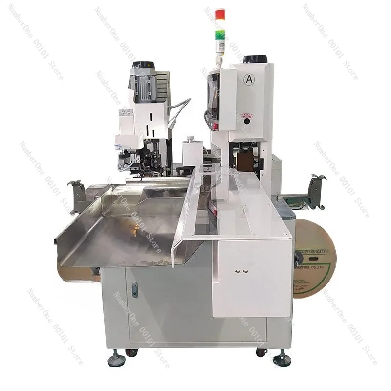 Fully Automatic Intelligent Five-wire Double-head Terminal Making Machine, Wire Cutting, Stripping, Crimping Machine