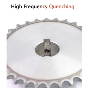 Endüstriyel çelik zincir tahrikinin dişli çarkı, 10, 11, 12, 13, 14, 15, 16, 17, 18, 19, 20, 22, 23, 24 deliğin dişleri 10-40mm, 08B, 1 Adet 8 en çok satan, dişli 17 diş-no. 7