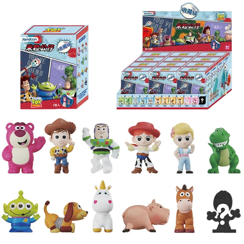 

Disney Pixa Jandoon оригинальная история игрушек слепая коробка кукла Вуди Базз Лайтер рисовое зерно мини-фигурка модель игрушка орнамент подарок