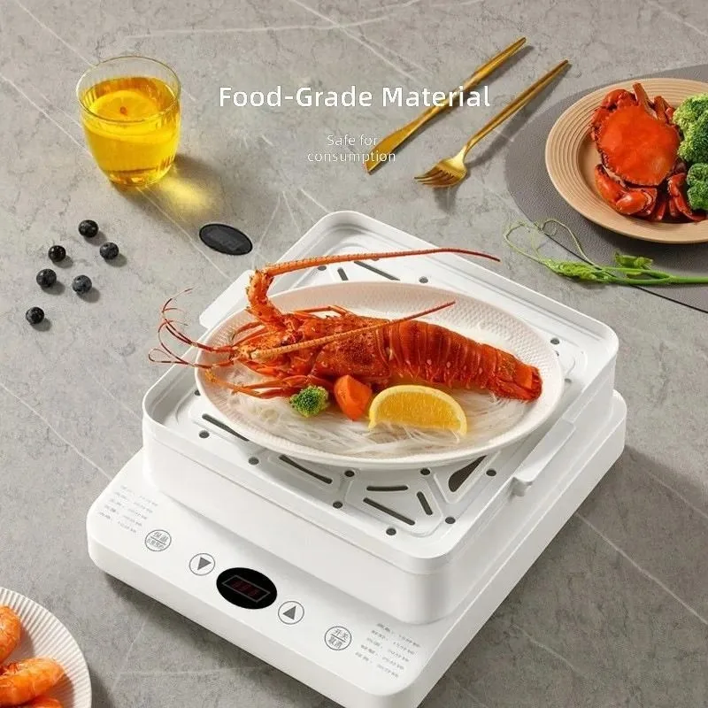 for Electric Steamer Multi-functional Household 24L Large Capacity Visual Lid Three-layer