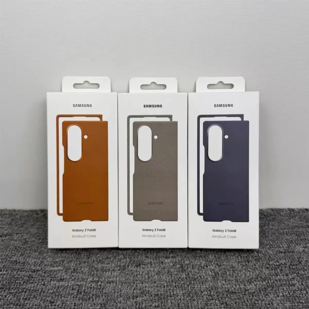 Kindsuit Ledertasche für Samsung Galaxy Z Fold 8 Ultra Fold8, luxuriöse Textur, stoßfeste Schutzhülle, faltbare Handyhülle