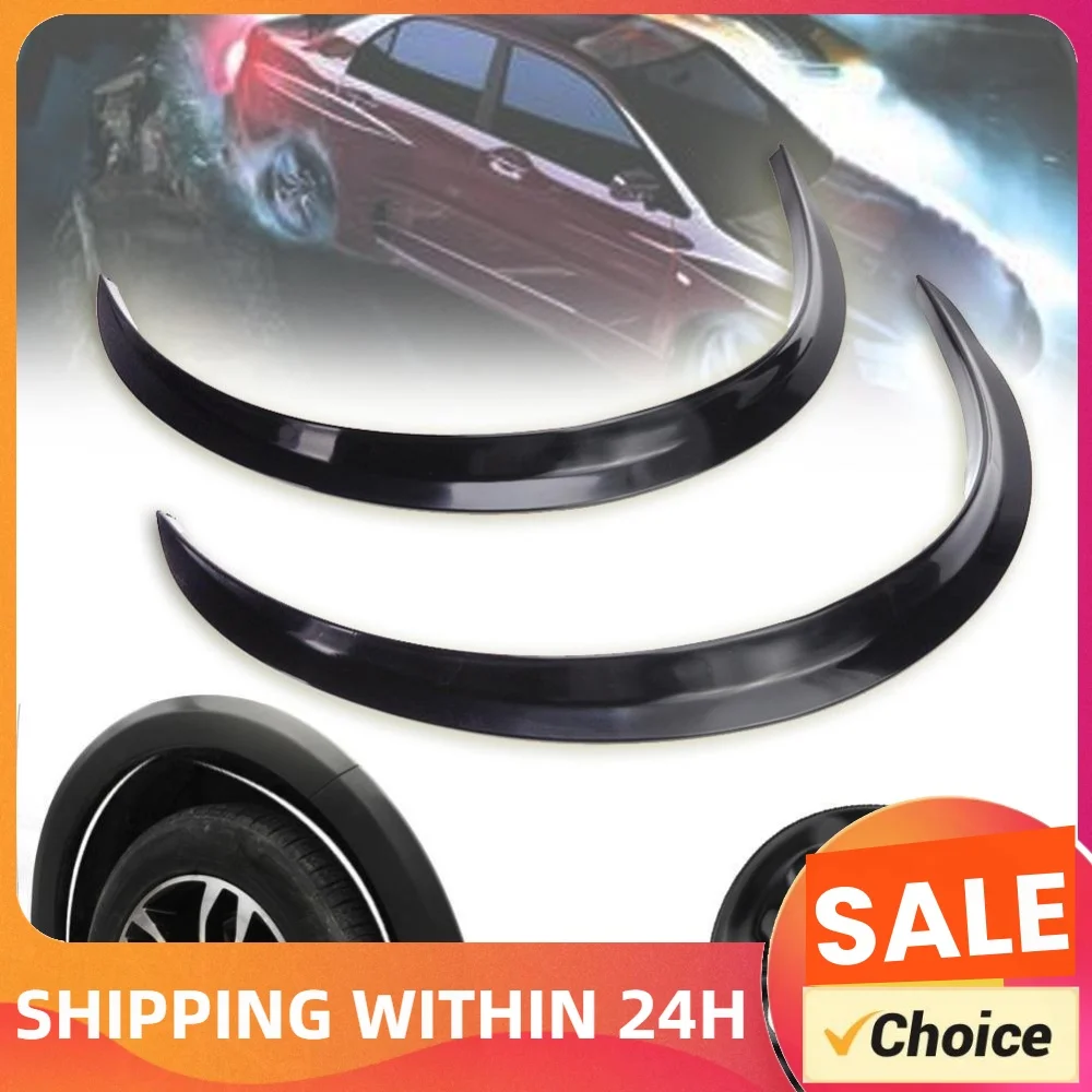 Car Wheel Flare Arch Mudguards Extension Mudguard Trim Wheel Mudguard Flaring Extended Protector Stripe Auto Accessories