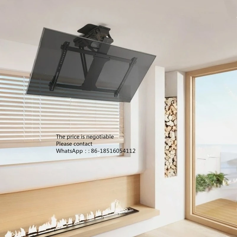 

Вешалка для телевизора, электрический потолочный кронштейн, потолочный настенный кронштейн, интеллектуальный пульт дистанционного управления 32, 43, 55, 65, 75 дюймов