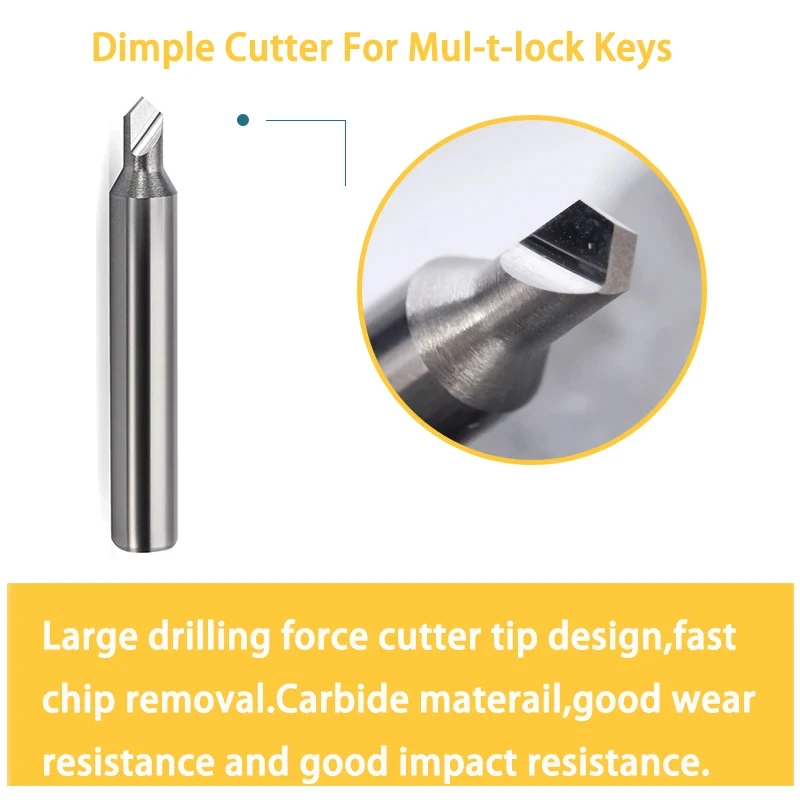 Mul T Lock Milling Cutter Copy MUL-T-LOCK Keys for Manual Key Duplicating Machine Locksmith Tools - view 5