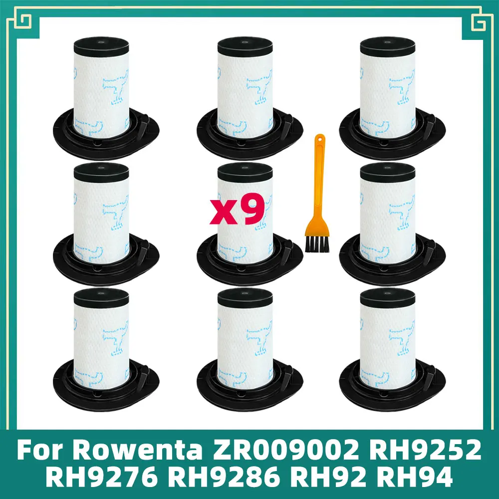 For Rowenta ZR009002 RH9252 RH9276 RH9286 RH92 RH94 Robot Vacuum Cleaner Hepa Filters Accessories Replacement Spare Parts Kit