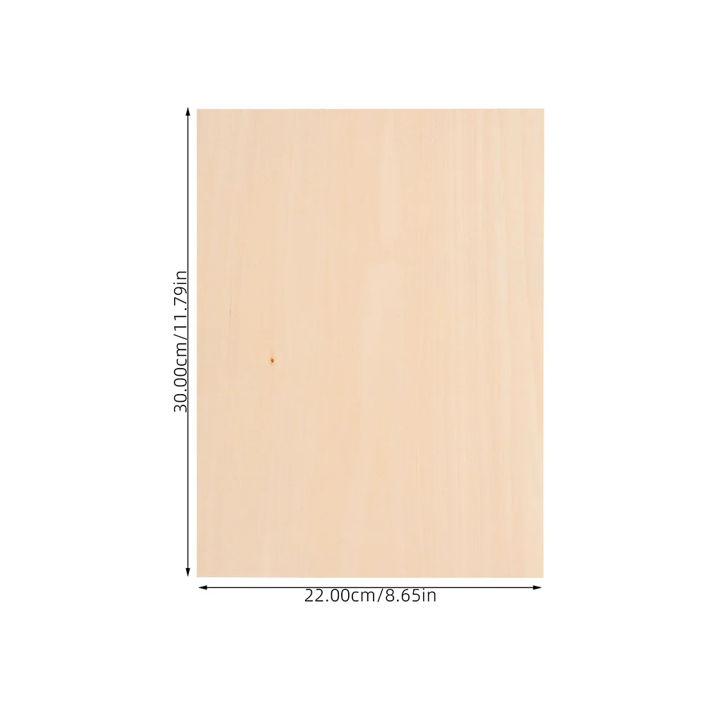1 قطعة A4 الخشب فارغة للحرف اليدوية لم تنته صفائح خشب البلسا لتقوم بها بنفسك لوحة الحفر للمشروعات المدرسية الزيزفون الحرفية ورقة #5
