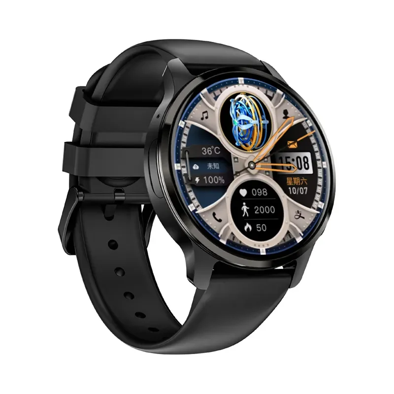 ساعة ذكية 4G من الفولاذ المقاوم للصدأ KB02 Pro GPS NFC Play Video Android Smartwatch مع شاشة Amoled 1.508 بوصة