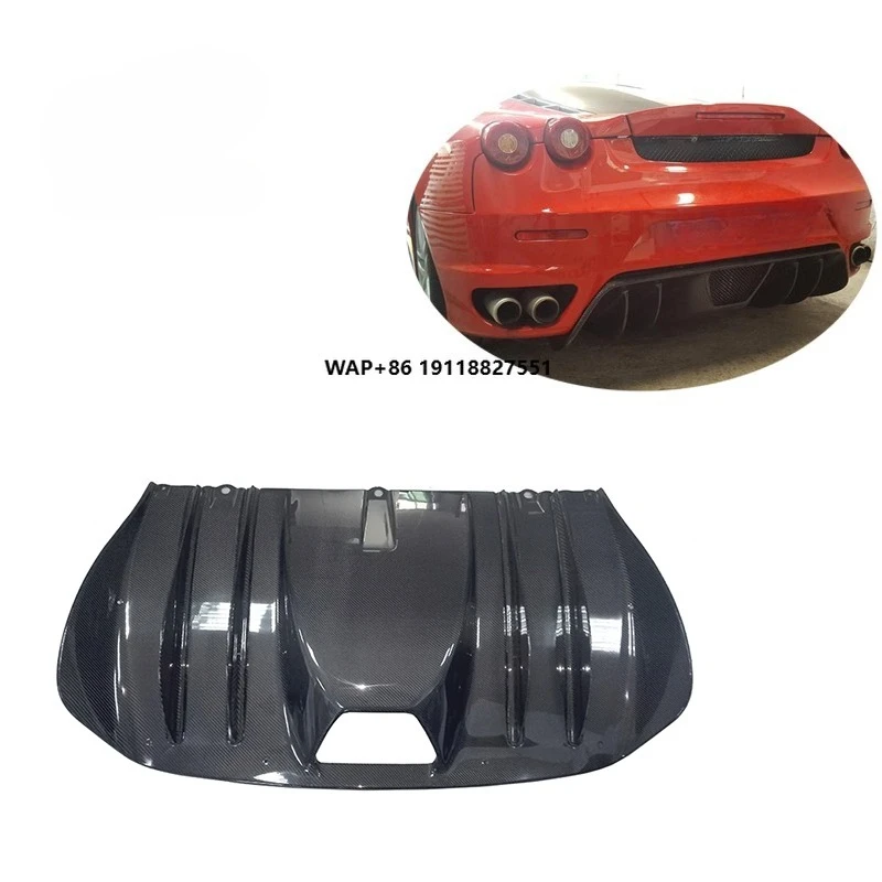 

F430 Rear Diffuser OEM Style Carbon Rear Bumper DIffuser Lip for F430 Italia Coupe