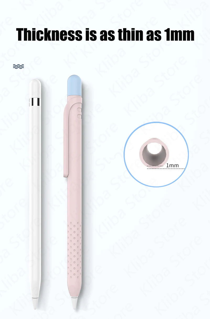 Stylus Cover Silicone Pen Case For Apple Pencil 1 Color Matching Stylus Protective Case Non-slip Anti-fall iPad Pen 1 Cover