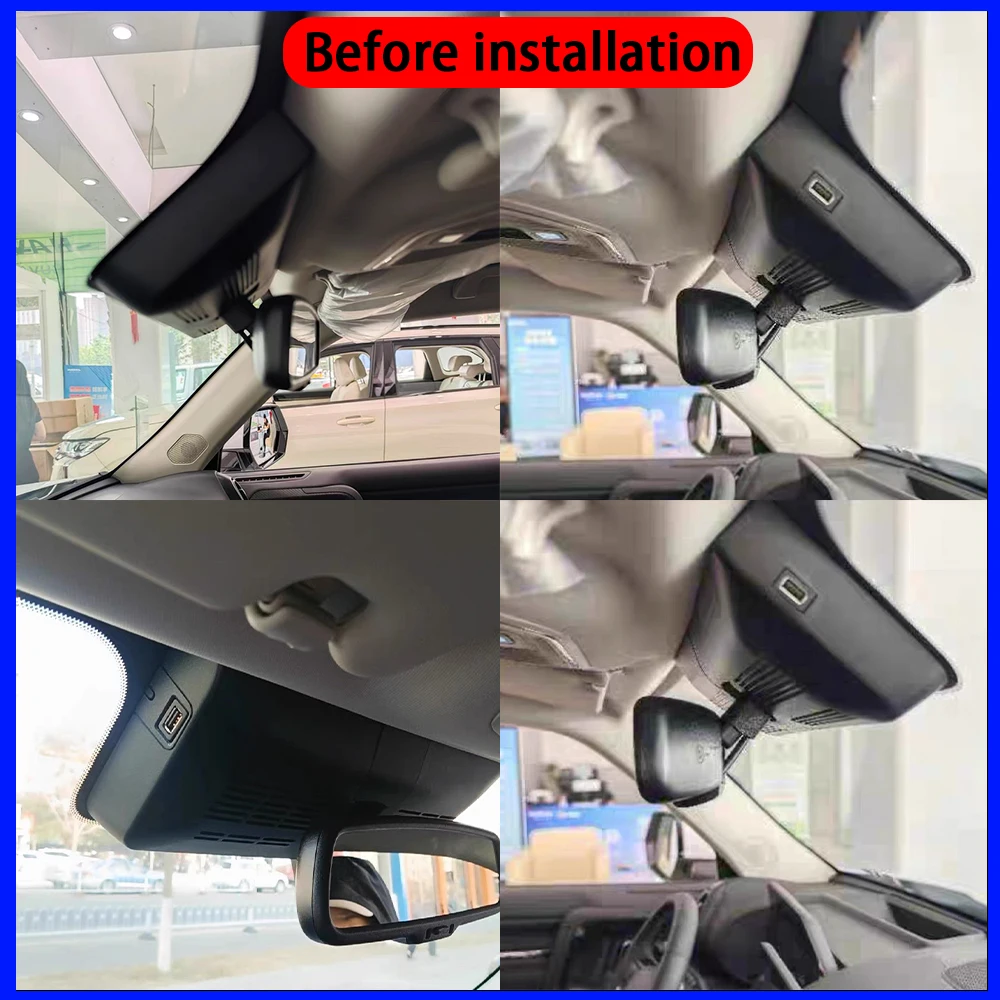 for Haval H7 H-Dog Big H Dog Dargo X 2023 2024 2025 OEM 4K DVR Dash Cam Front Rear Camera WiFi Video Recorder Plug and Play