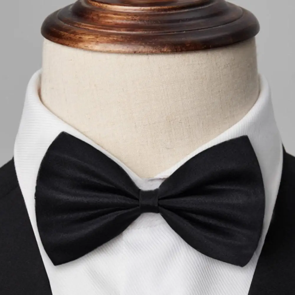 

Галстуки-бабочки для мужчин, свадебный галстук-бабочка, черный галстук на шею, регулируемый бант, классический галстук-бабочка для взрослых, похоронный бант, принадлежности