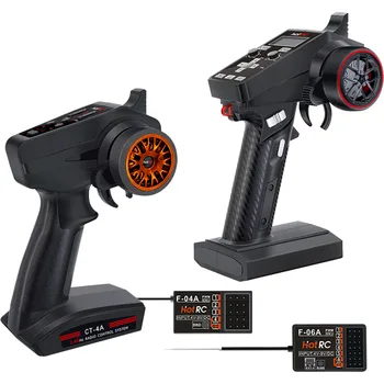 HohoDS-600/DS-4A/CT-6A/CT-4A 2.4GHZ FHSS Radio Control System Transmitter with Receiver for RC Car Boat