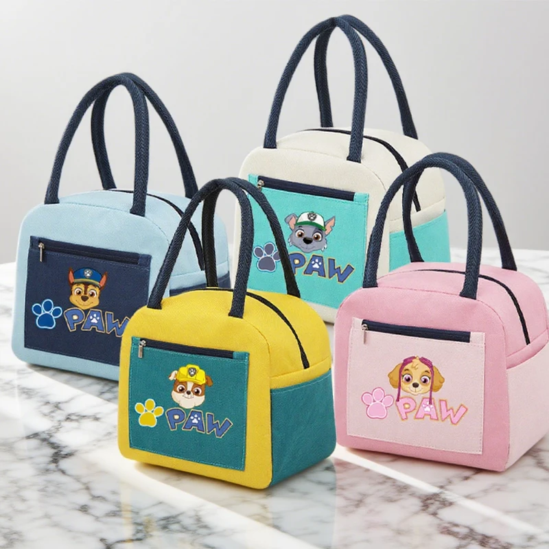 Paw Patrols Lunch Bag KidsThermal Bags Cartoon Portable Food Pouc School Office Staff Picnic Bag Chase Skye Travel Picnic Bags