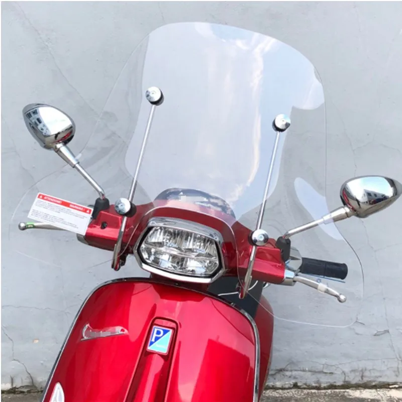 

Modified Motorcycle Plastic Windscreen Windshield Wind Deflector Board for PIAGGO VESPA GTS300 Spring Primavera