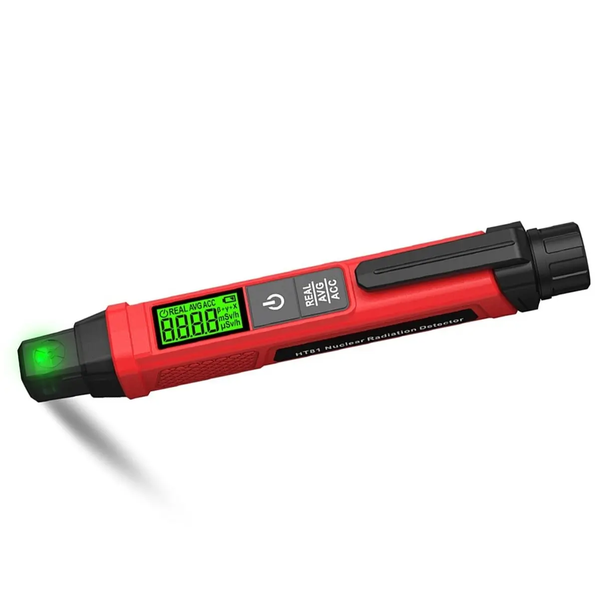 (A99Z] Professional Nuclear Radiation Detector Pen Type Geiger Counter Dosimeter Alpha Gamma Rays Gauge for Marble Seafood