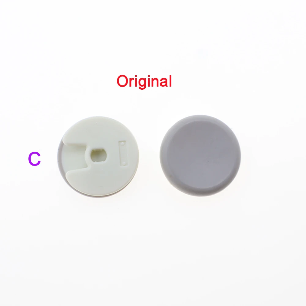 2pcs Joystick Rocker Cap Button For 2DS,3DS XL/LL,New 3DS ,New 3DS XL/LL Console Replace Thumb Stick Grip Cover mushroom head view 4