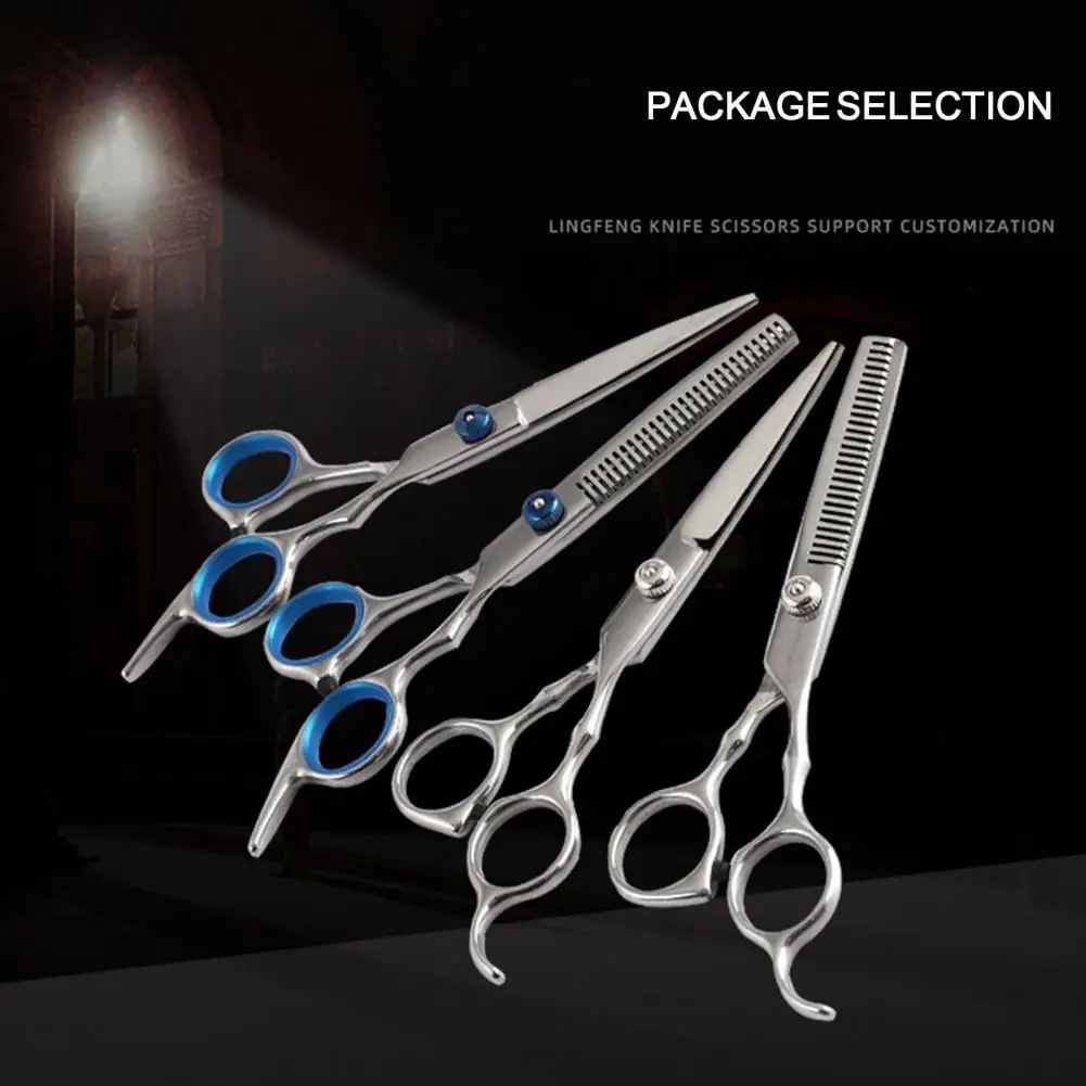 10 Pcs/Set Hair Scissor Wear-Resistant Professional Pattern Anti-deformed Hair Shaver Cutting Machine Clipper For Barber Shop