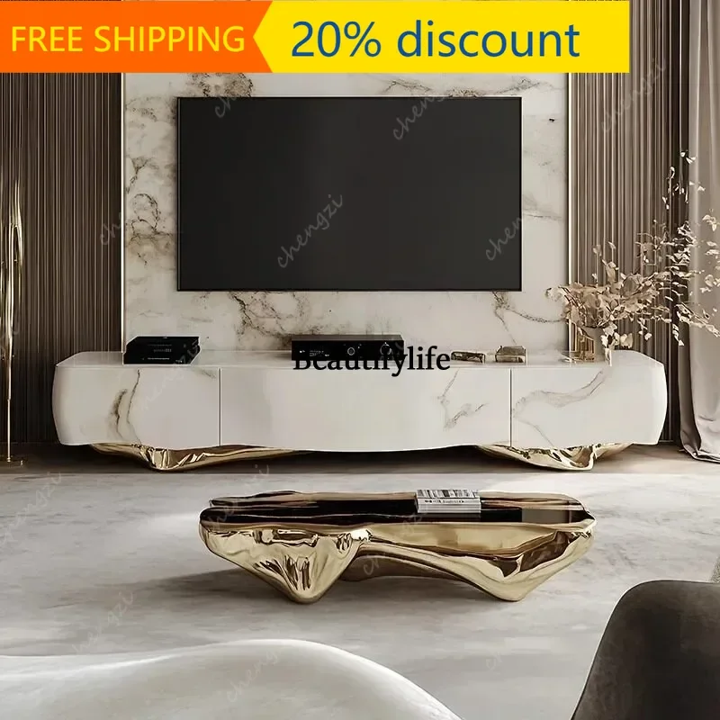 J132 Original joint design art aesthetics TV floor cabinet villa Italian furniture