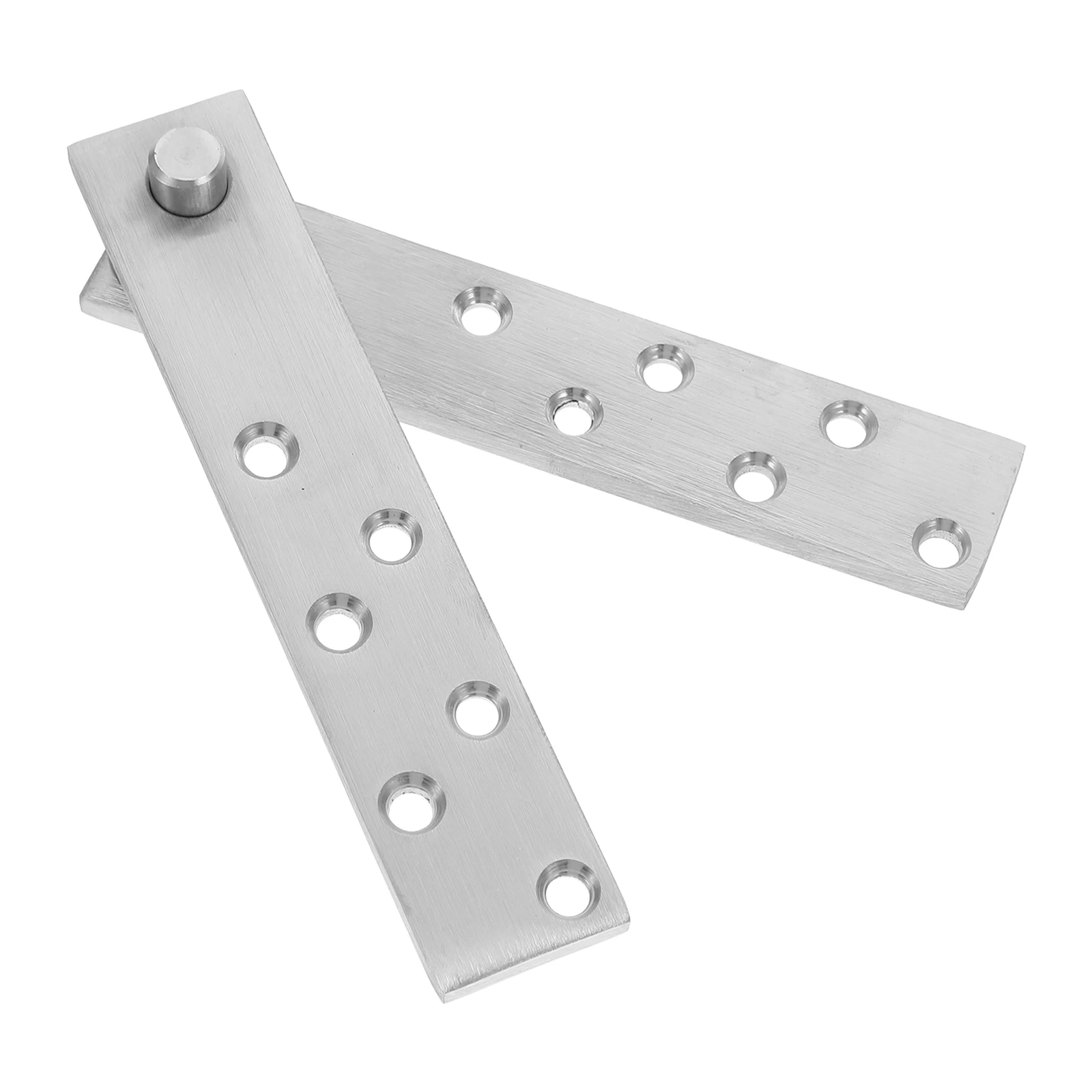 

Heavy Duty Invisible Door Hinge Stainless Steel Pivot System For Wood Doors 360 Degree Rotation Concealed Upper Lower Hinges