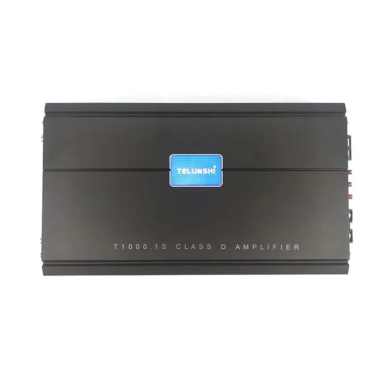 Single Channel 12V Auto RMS Car Amplifier Class D with Crossovers Subwoofer Amplifier for Car Audio Mono Amp