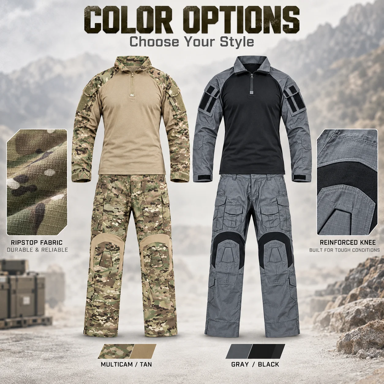 G3 Tactical Combat Shirt Men's - Hunting Outdoor Clothing 评论和价格